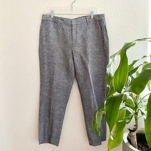 Banana Republic Hampton Striped Capri Pants 10